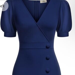 Navy Blue Dress